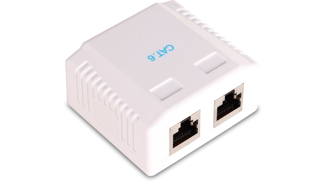 Gniazdo natynkowe kat. 6 2xRJ45 (GF-2G6UTP) GETFORT