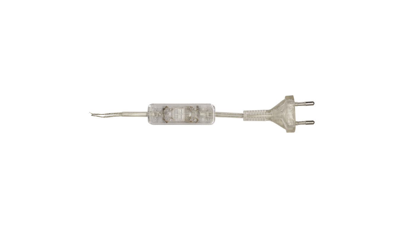 Sznur przyłączeniowy z wyłącznikiem SP/W-190cm bezbarwny SP/W-190/2X0,5/-BZB YNS10000498