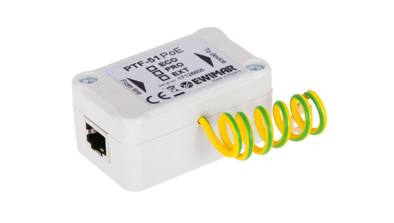 Ogranicznik przepięć sieci LAN serii ECO, PTF-51-ECO/PoE