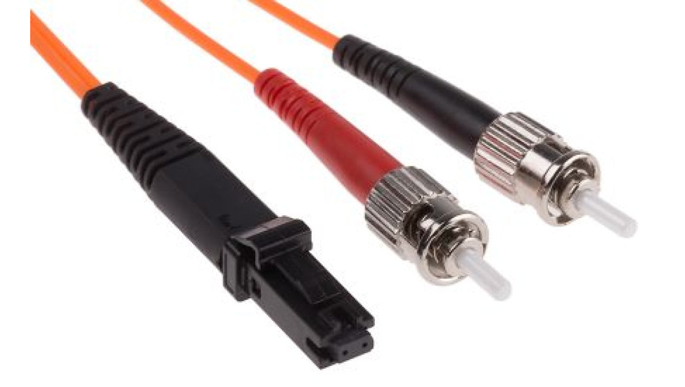 Kabel światłowodowy, średnica: 62.5/125μm, OM1 Wielomodowy, Pomarańczowy, MTRJ / ST