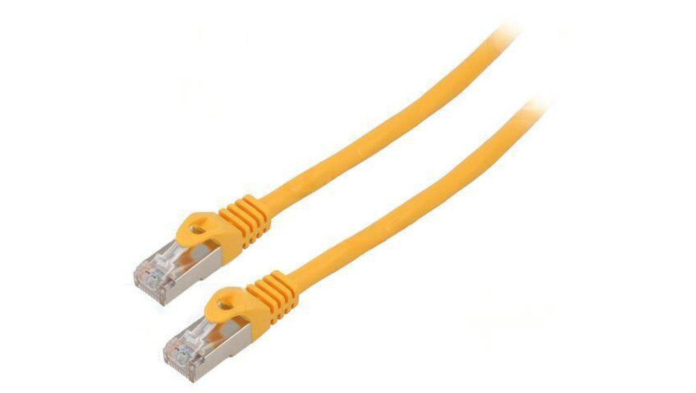 Patch cord F/UTP Cat: 6 RJ45 wtyk z obu stron linka CCA 15m PCF6-10CC-1500-Y