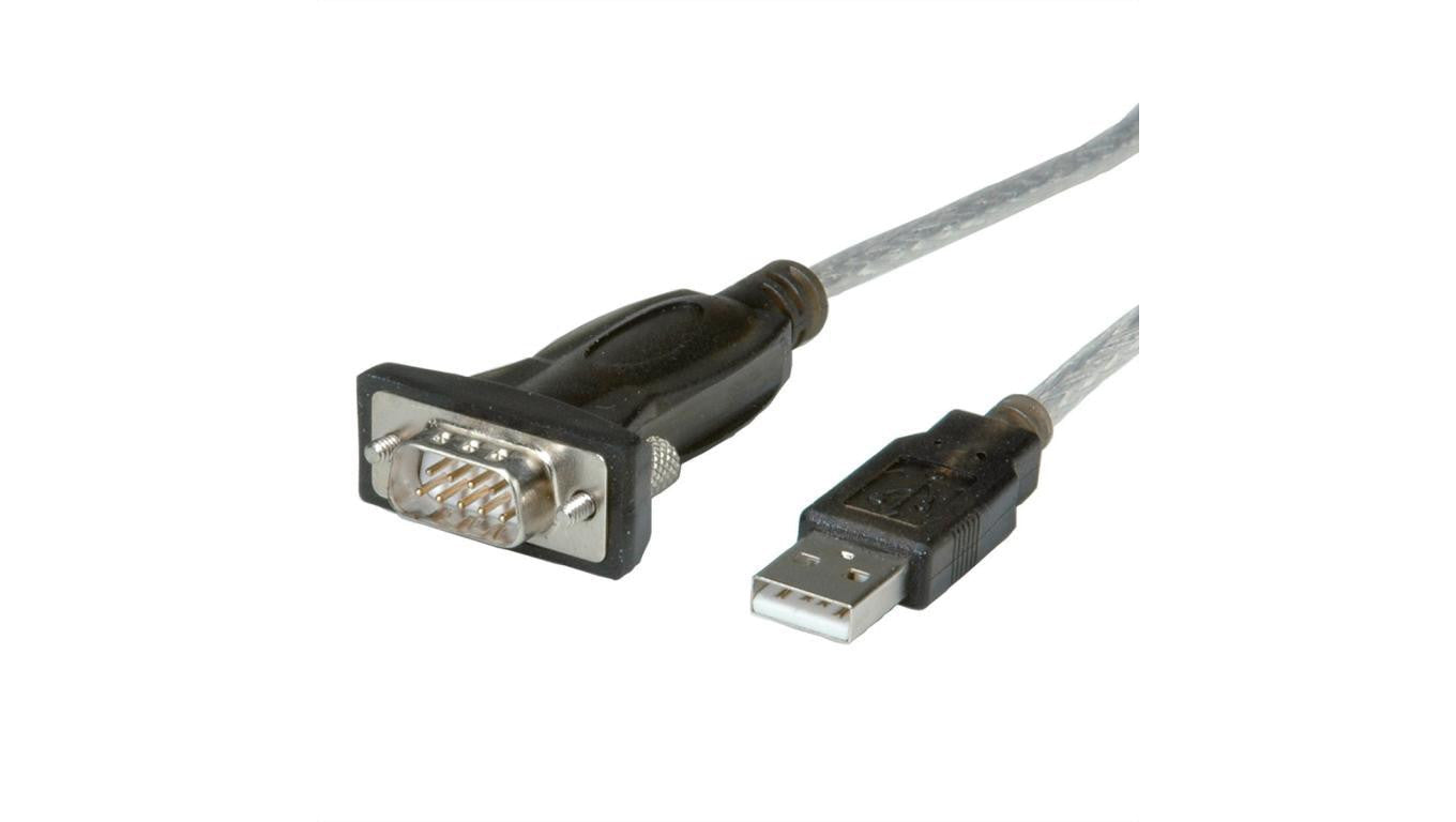 Kabel konwertera ROLINE USB - szeregowy, 1,8 m