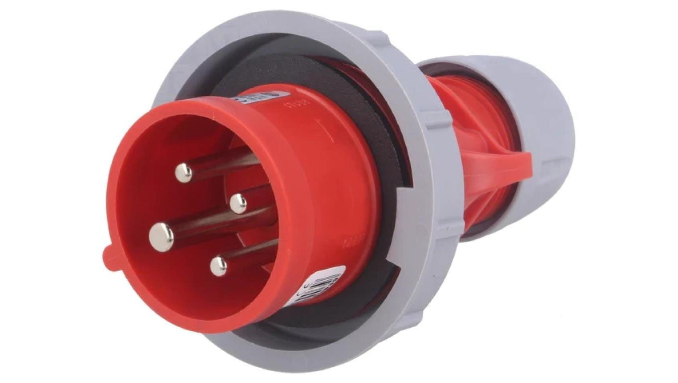 Złącze: zasilające AC 3-fazowe wtyk męskie 16A 400VAC IP67 70142-6