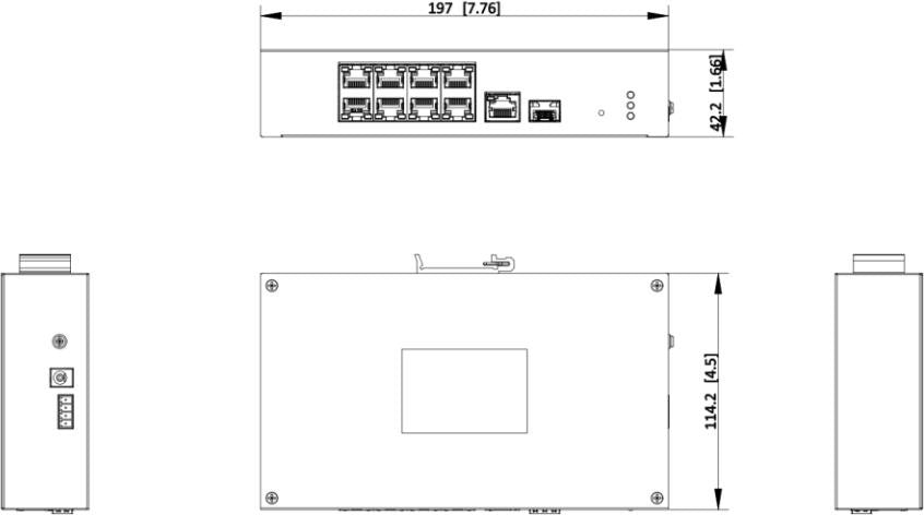 Switch Hikvision DS-3T1310P-SI/HS