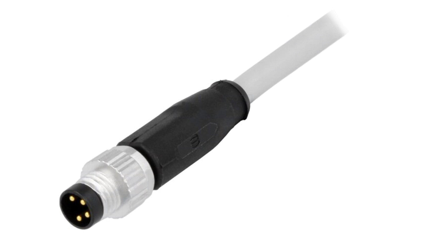 Złącze M8 męskie proste 10m 4-PIN 21348000481100