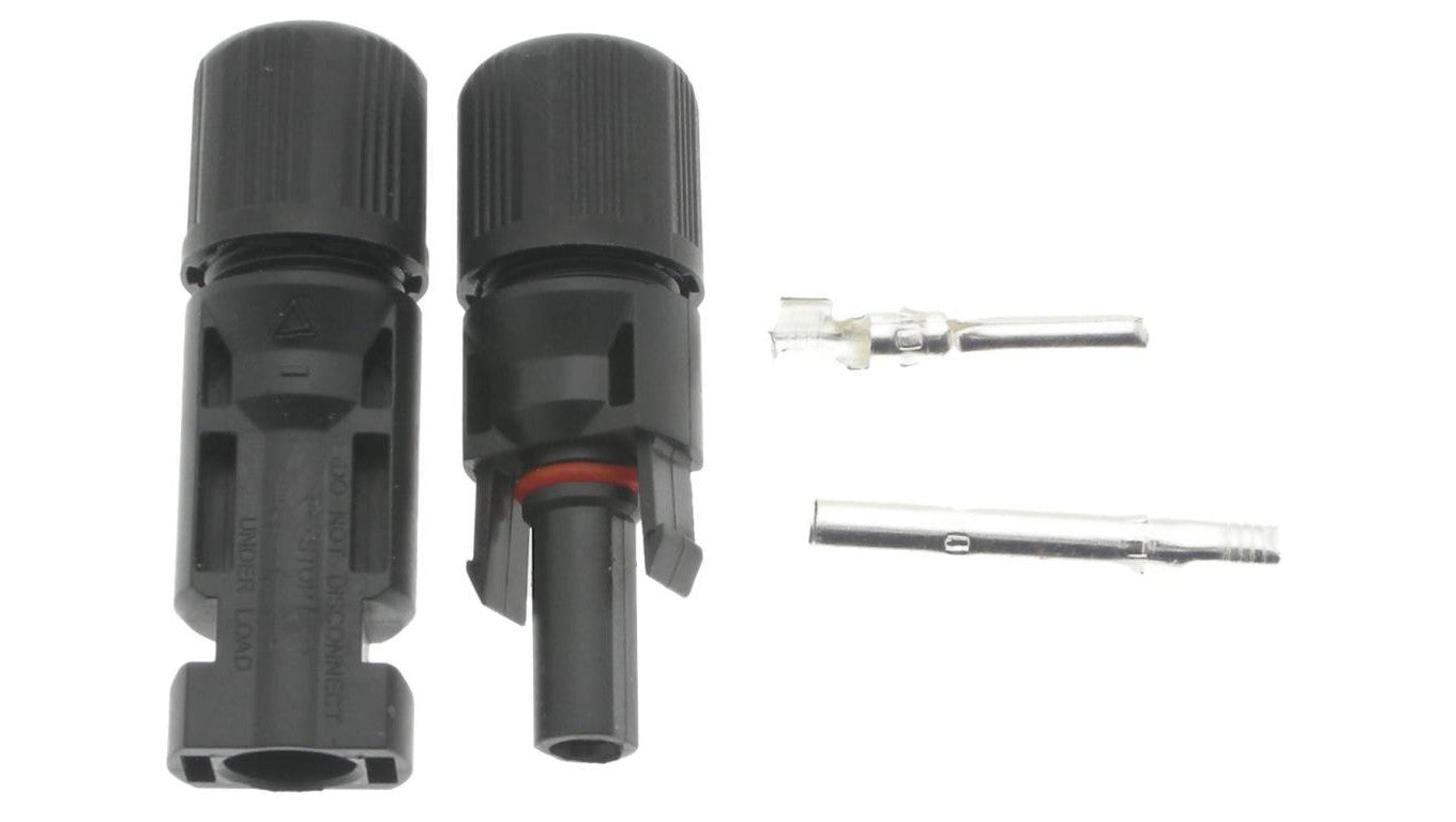 Złącze fotowoltaiczne na przewód MC4 męskie żeńskie 4mm2 IP67 1000V DC