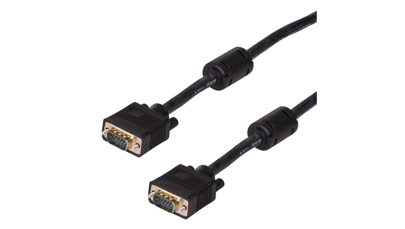 Kabel VGA Akyga AK-AV-09 15pinM/15pinM 15m 2xferryt
