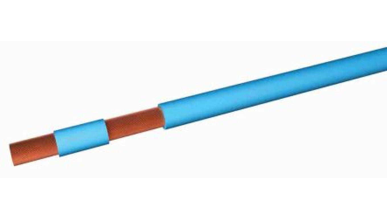Przewód jednożyłowy linkowy, 6 mm², 10 AWG, PVC, 450/750 V, Niebieski, dł. 100m, RS PRO