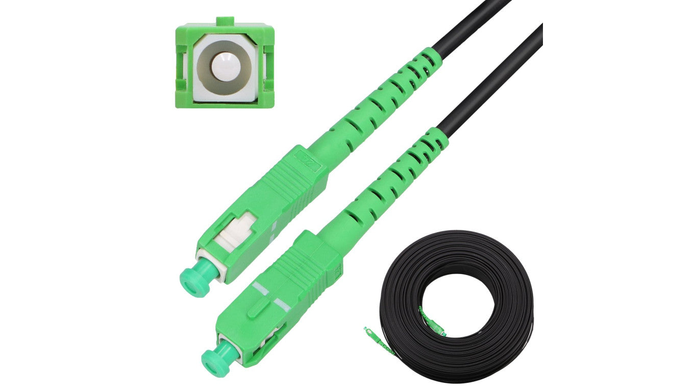 Patchcord Okrągły, wiszący, jednomodowy, Simplex, G.657A2, 70m Extralink SC/APC-SC/APC Round drop