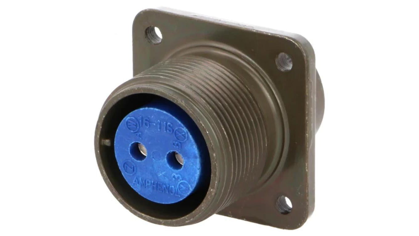 Złącze okrągłe rozmiar 16 97 stop aluminium 97-3102A-16-11S