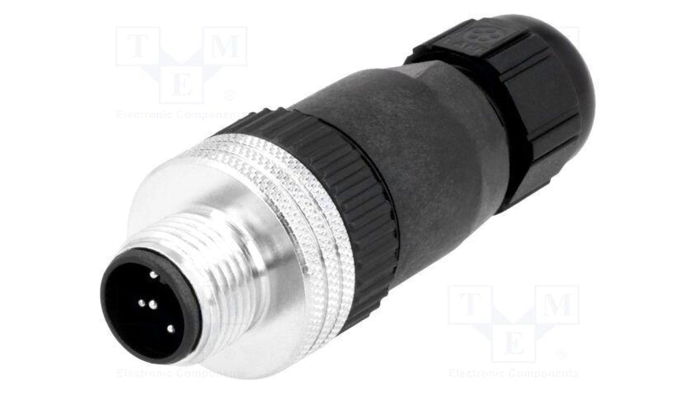 Złącze M12 wtyk PIN 5 męskie Micro-Change proste IP67 4A 1200710045