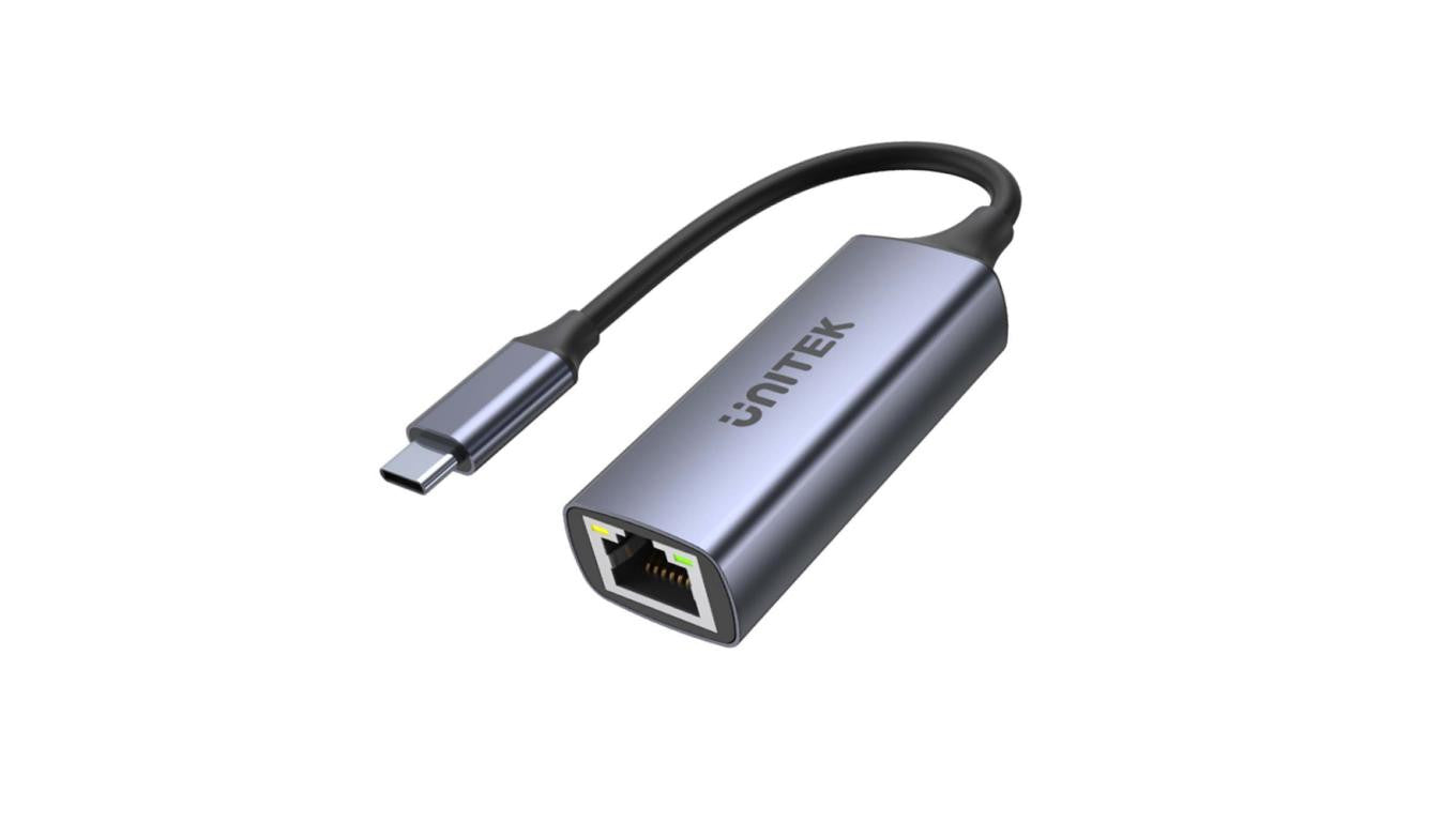 Unitek Adapter USB-C - RJ45 1Gbit LAN, PD 100W