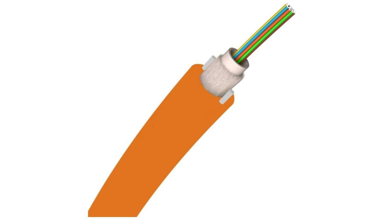 Kabel światłowodowy DAC 2 włókna SM 9/125 G.657.A1 zewnętrzny ziemny pomarańczowy FIXNET /100m/