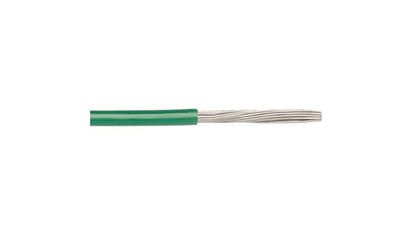 Kabel trzynormowy PCW, dł. 100m 4 mm², 41 A, 1 kV, -15 → +105 C Zielony Pojedynczy rdzeń, RS PRO