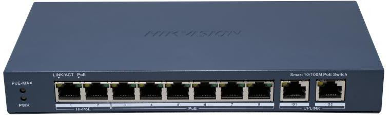 SWITCH POE HIKVISION DS-3E1310HP-EI LinkVu