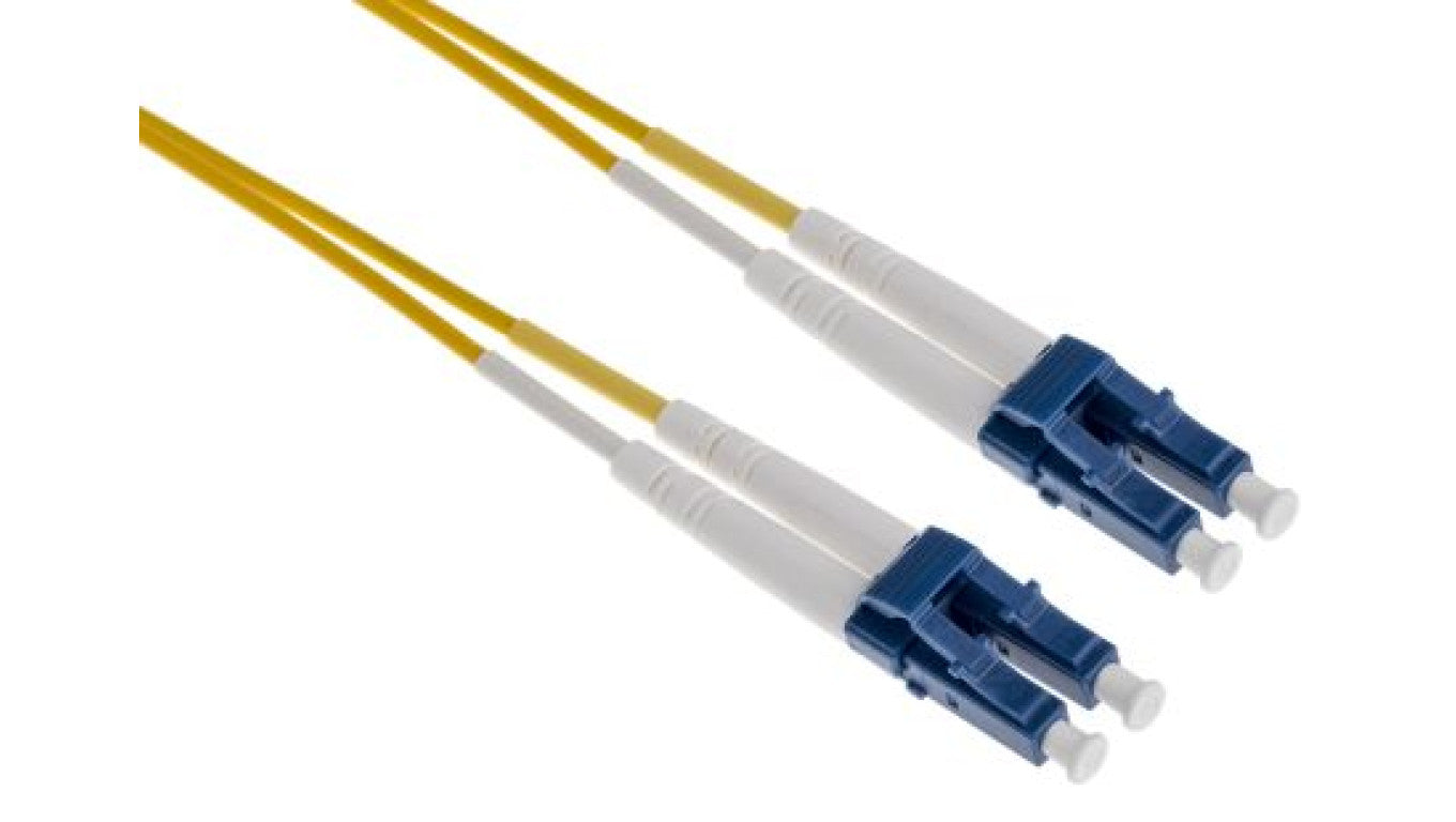 Kabel światłowodowy, OS1 Jednomodowy, Żółty, LC / LC