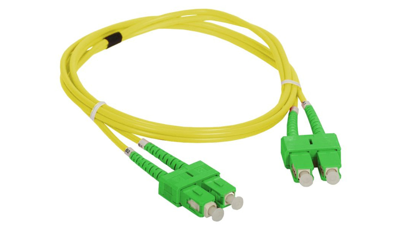 Patch cord SM SC/APC-SC/APC duplex 9/125 5.0m FOC-SCASCA-9SMD-5