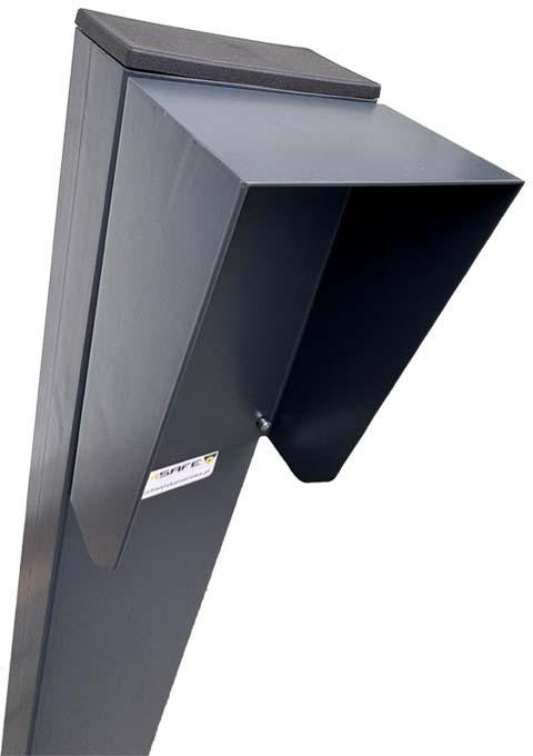 Słupek domofonowy Camsafe 60x120 do wkopania z daszkiem CS-DOB1 - 2,4m
