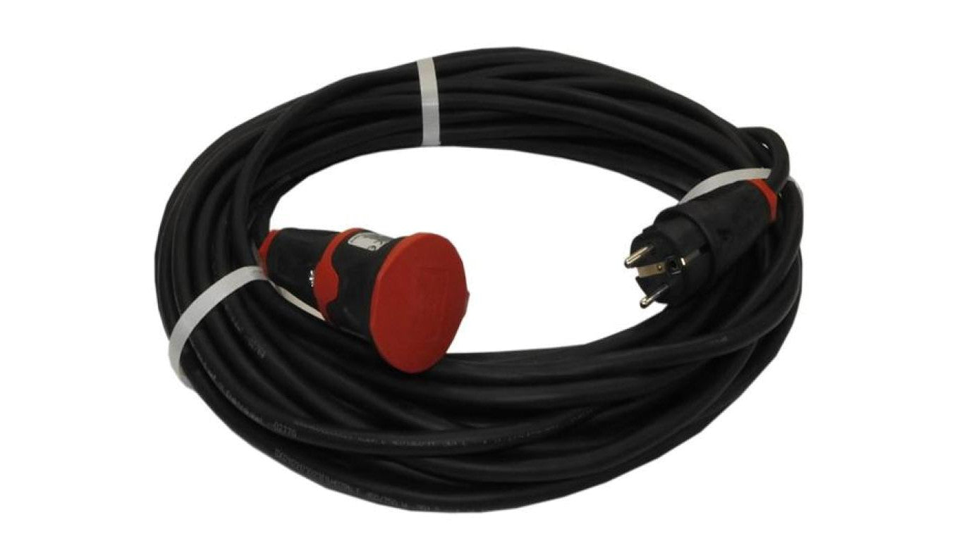 Przedłużacz budowlany elCORD 16A 230V IP44 20m H07RN-F 3G1,5 z wtyczką uni-schuko i gniazdem z zatyczką 30125200