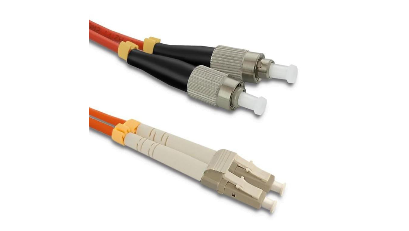 Qoltec Patchcord światłowodowy LC/UPC - FC/UPC Multimode 50/125 OM2 Duplex 5m