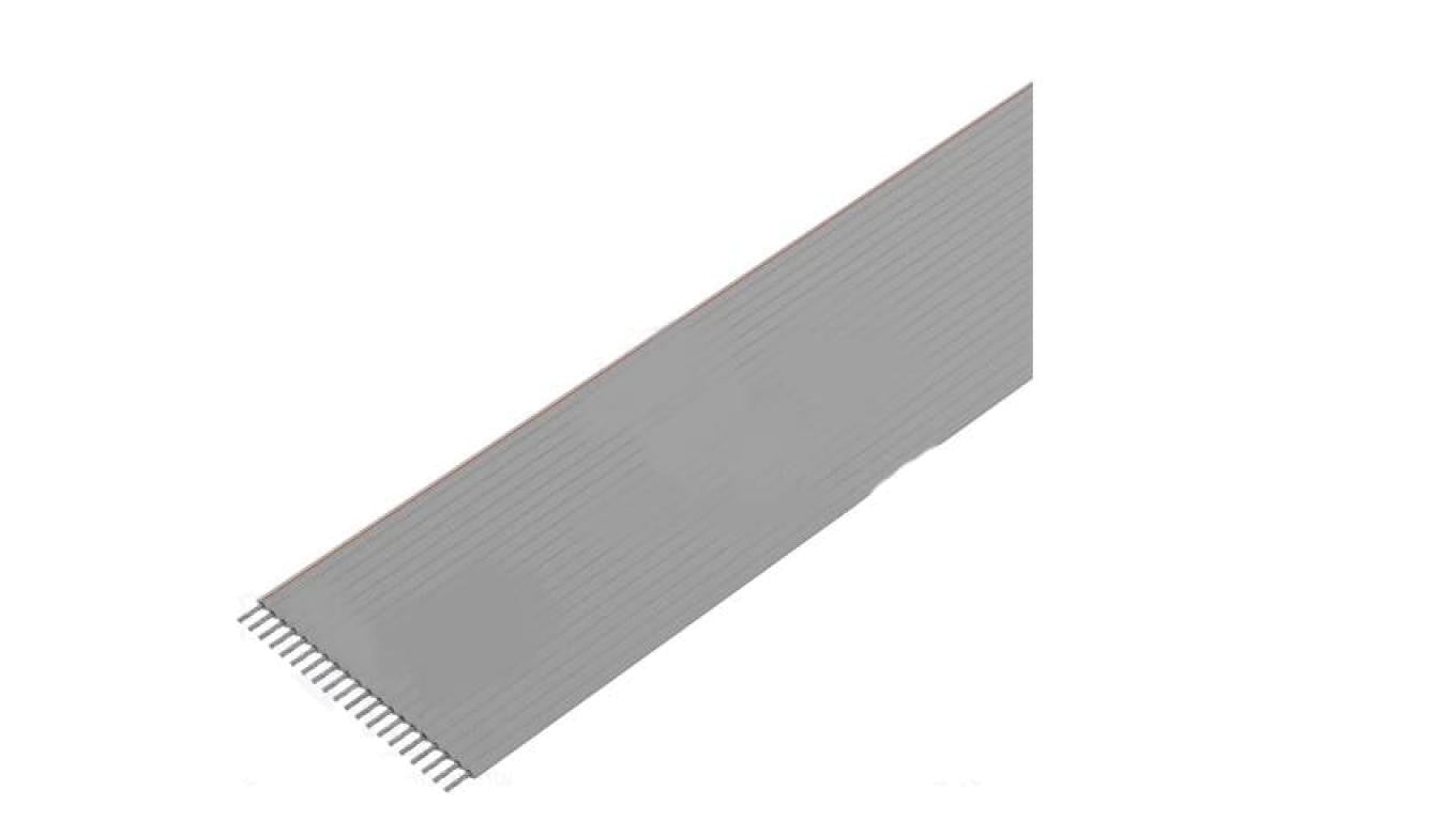 Przewód: wstążkowy 1,27mm linka Cu nieekranowany PVC szary 3801/20 (100FT)