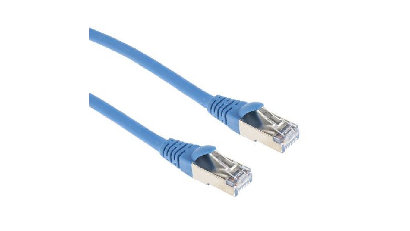 Kabel kategorii 6, Niebieski, Wtyk RJ45/męski RJ45dł.: 1m, mat. koszulki: LSZH