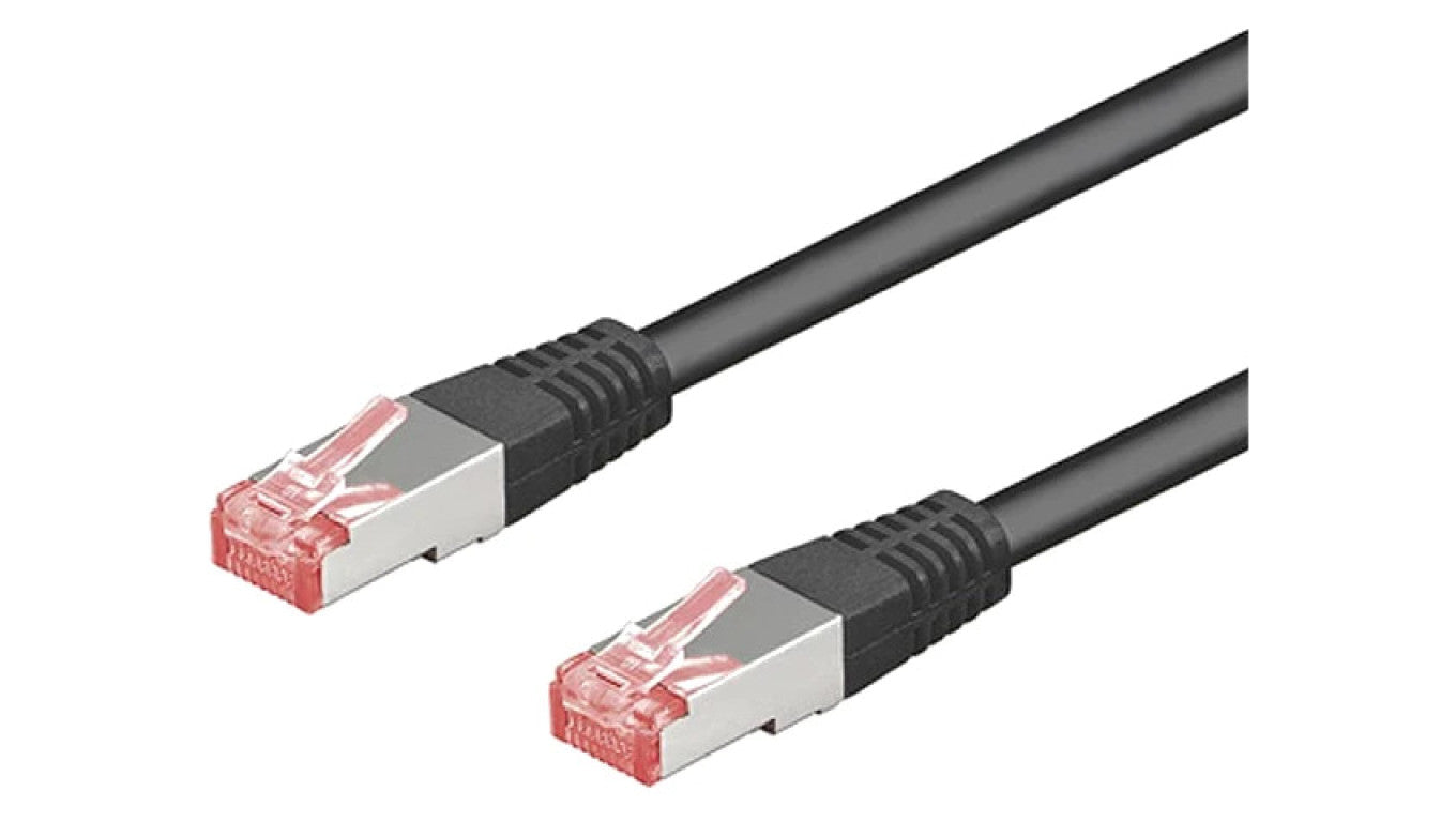 Patch cord S/FTP 6a linka Cu LSZH czarny 10m 27AWG 93706