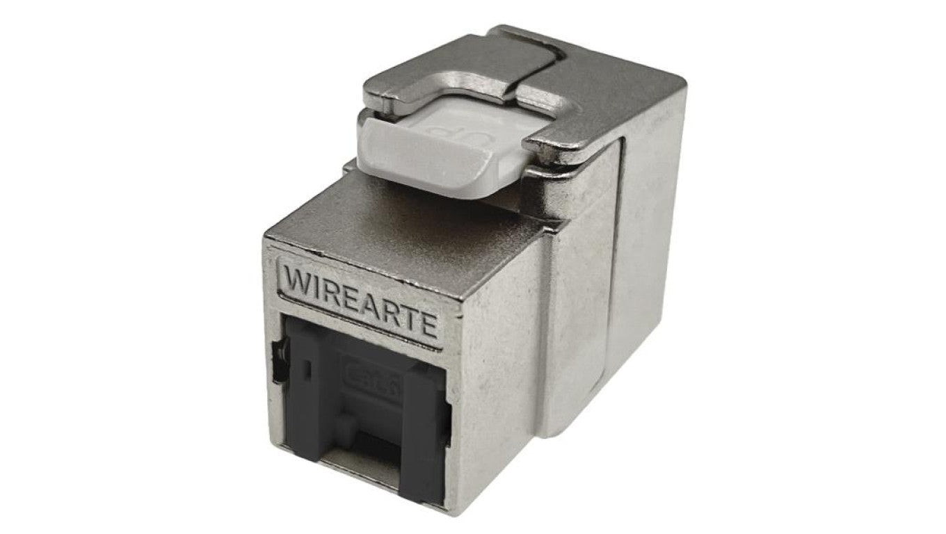 Moduł keystone klapka zabezpieczająca RJ45 STP kat.6A ekranowany beznarzędziowy WireArte