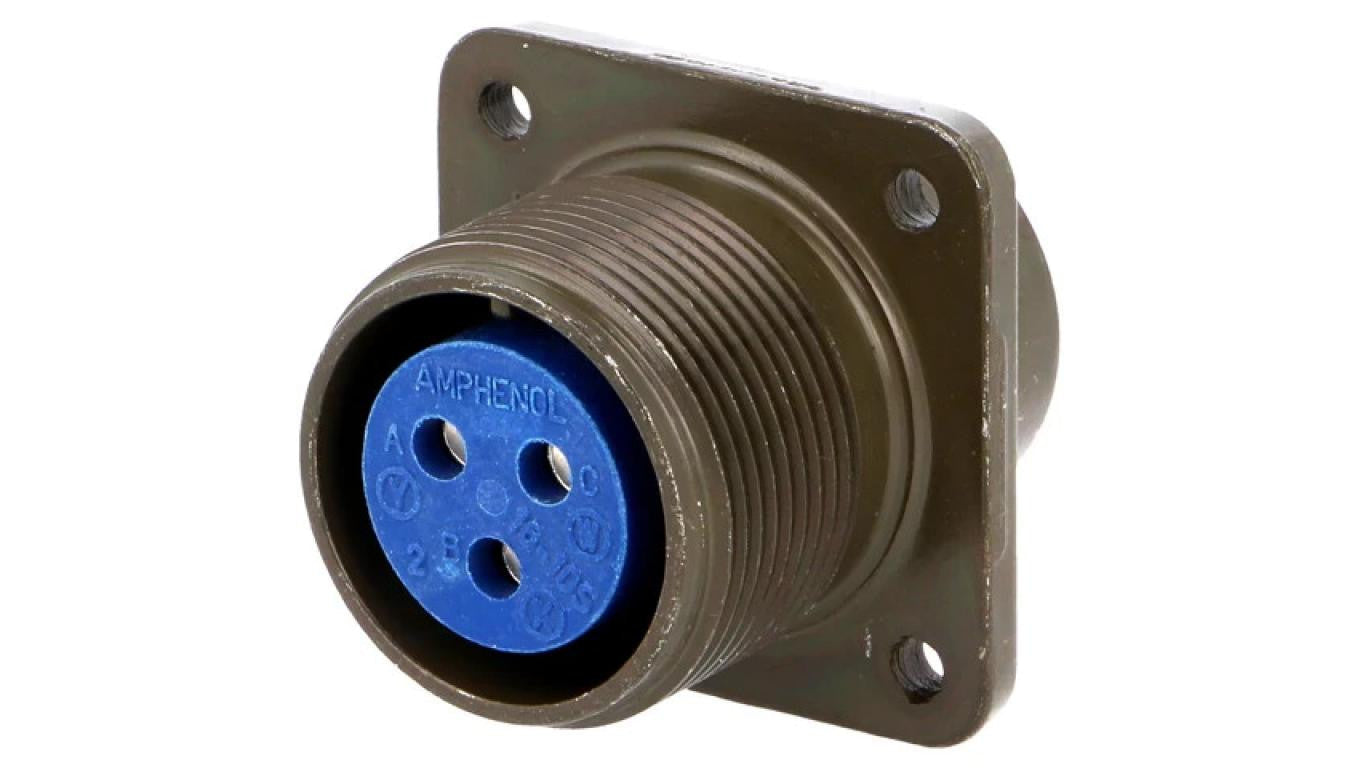 Złącze okrągłe rozmiar 16 97 stop aluminium 97-3102A-16-10S