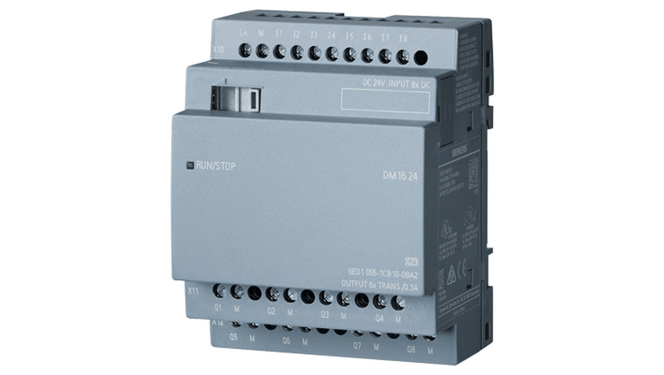 Moduł rozszerzeń 8we/8wy cyfrowych 24V DC/tranzystorowe LOGO! DM16 24 6ED1055-1CB10-0BA2