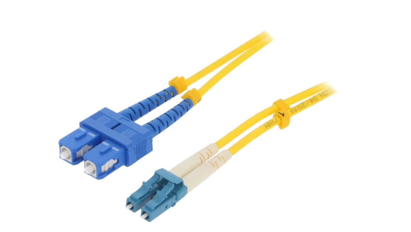 Patch cord światłowodowy LC/UPC,SC/UPC 1m Światłowód: 9/125um 54031