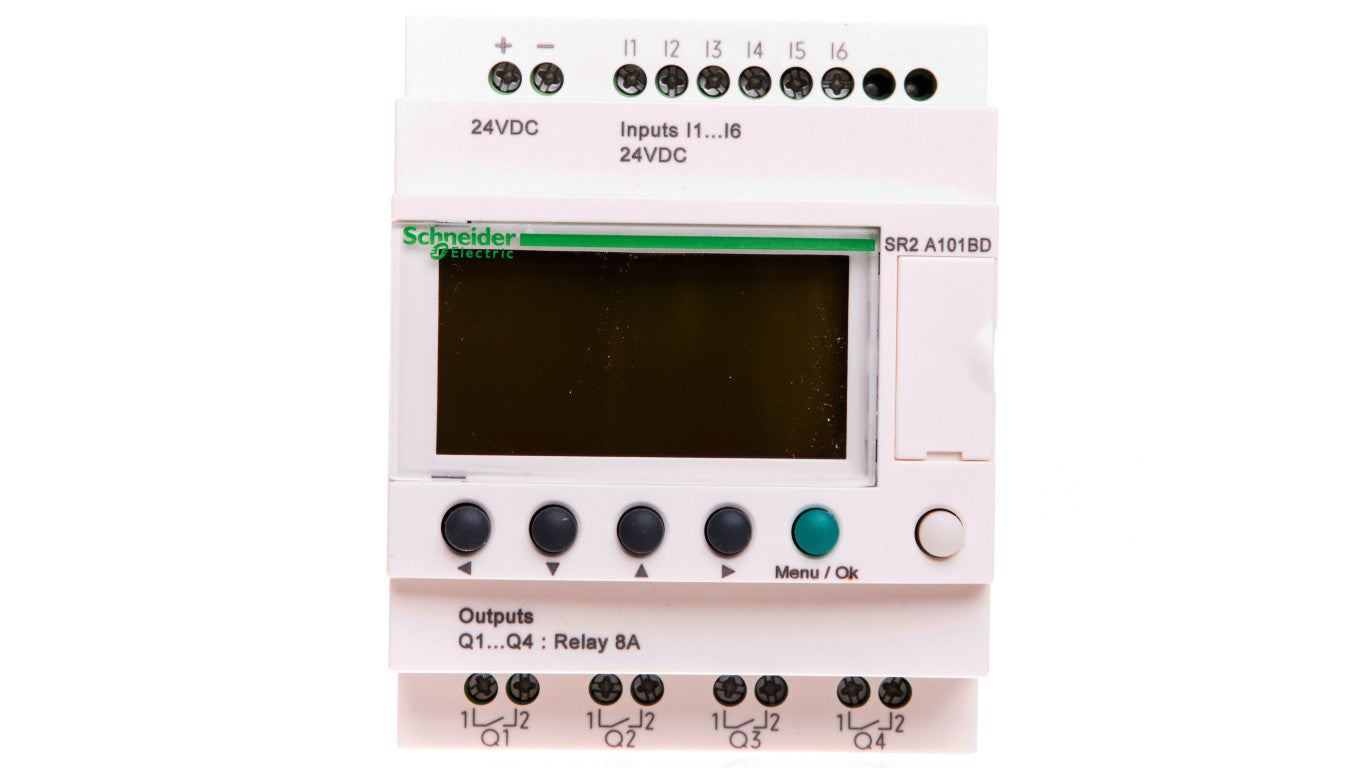 Przekaźnik programowalny 24V DC 6we 4wy Zelio Logic SR2A101BD