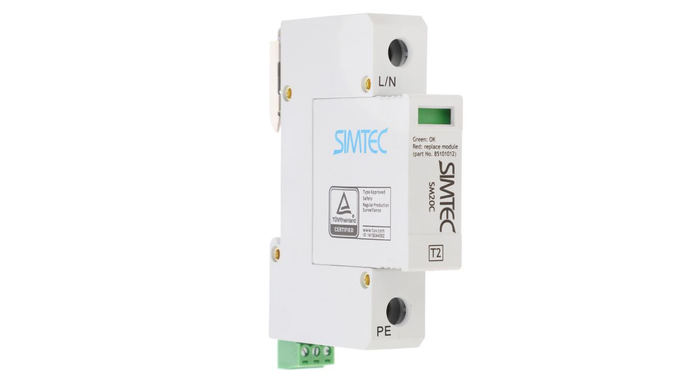 Ogranicznik przepięć Typ T2 1P 20kA SIMTEC SM20C/1-275 85101000