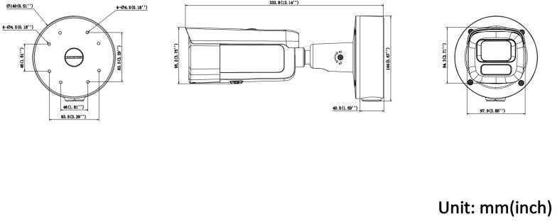Kamera IP Hikvision DS-2CD2647G3-LIZSY(2.8-12mm)