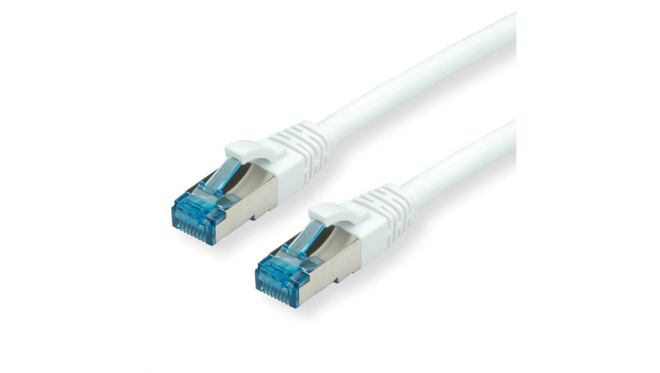 VALUE Patchkabel Kat.6A (klasa EA) S/FTP (PiMF), LSOH, wit, 3 m