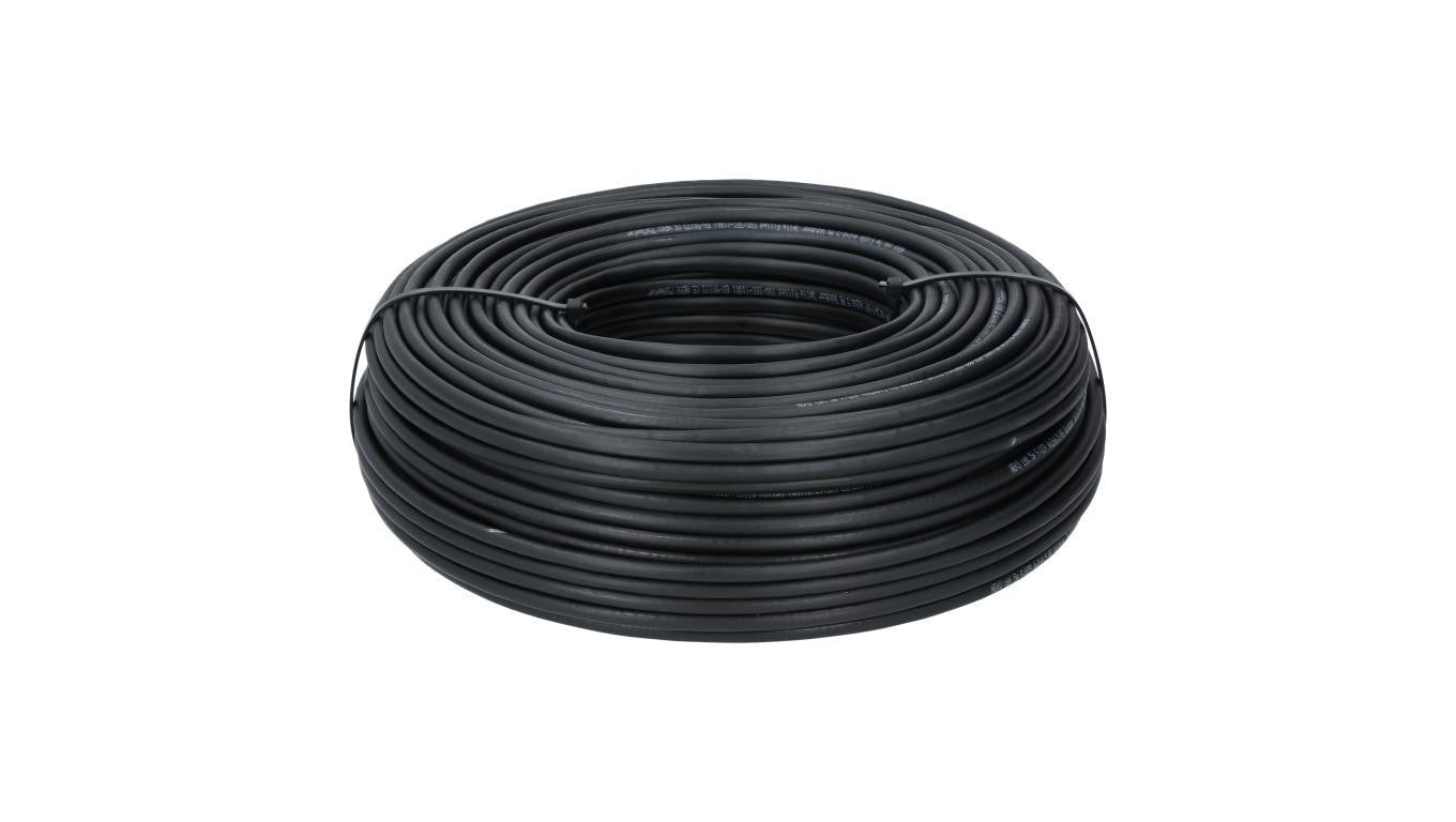 Kabel teleinformatyczny F/UTP kat.5e 350MHz zewnętrzny żelowany Fca PE czarny NEKU /50m/