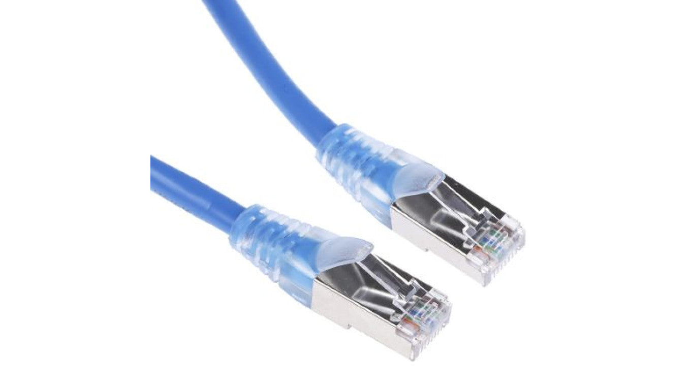 Kabel kat. 5e F/UTP Niebieski 2m