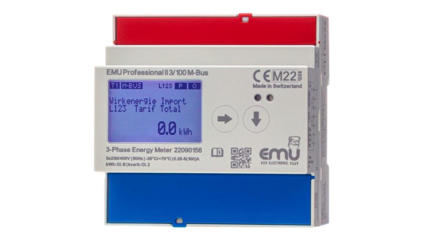 3-fazowy licznik energii MID - EMU Professional II 3/100 M-Bus - P20A000M