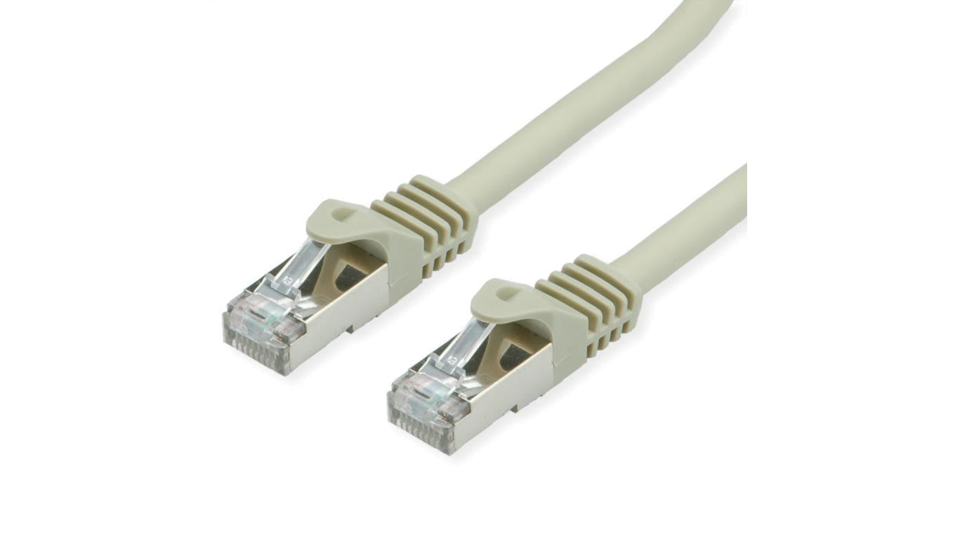 Kabel VALUE S/FTP Cat.7 ze złączami RJ-45 (500 MHz / klasa EA), szary, 1 m