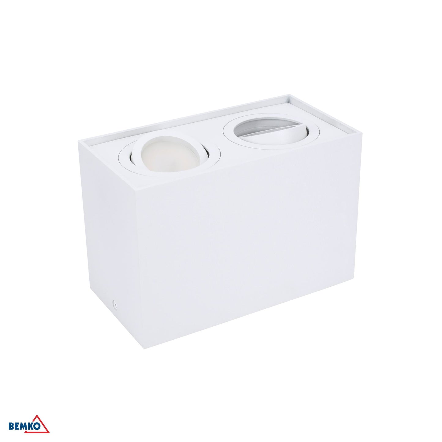 Downlight ORTAL REGULOWAna 182X96 2XGU10 MAX. 2x50W biała