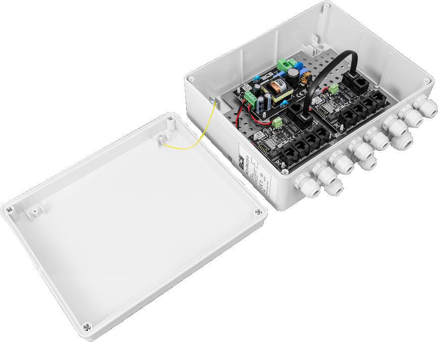 Zestaw do zasilania kamer IP BCS POWER BCS-IP8/Z/E-S