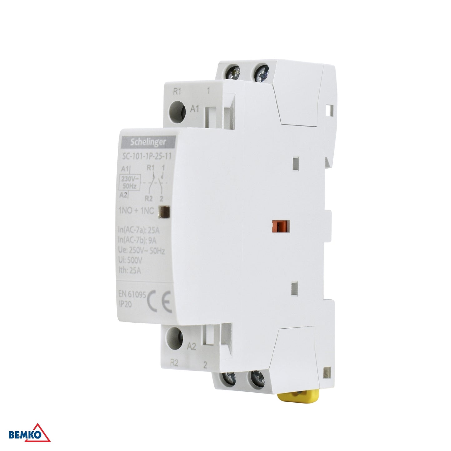 Stycznik modułowy SC101 1P 25A TYP 11 (1NO + 1NC) SCHELINGER