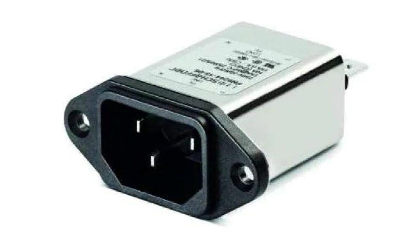 Złącze zasilające AC męskie 6A 250VAC -25÷85C 4,1mH FN9244-6-06