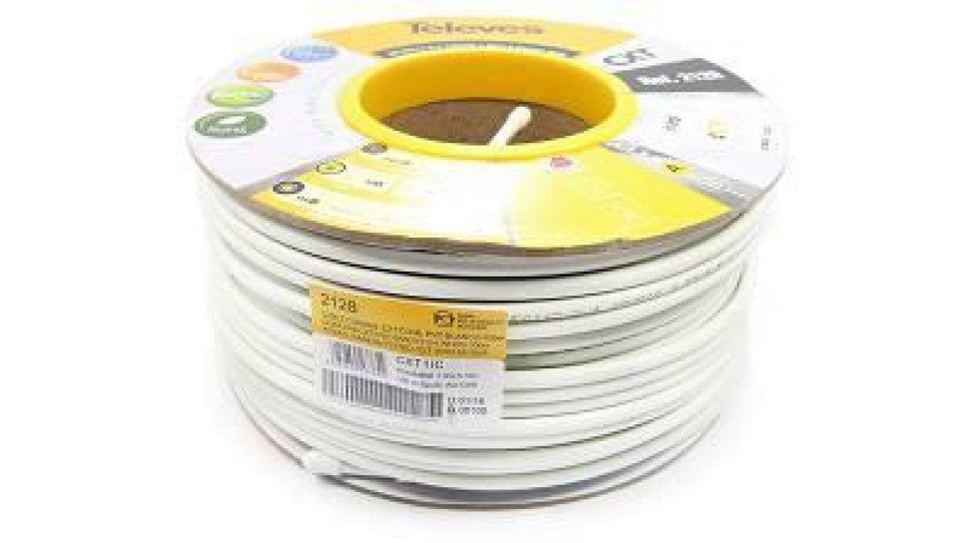 PRZEWÓD KONCENTRYCZNY TELEVES CXT 1.02 CU 79 PVC ref. 2128 - rolka 100m (wewnętrzny)