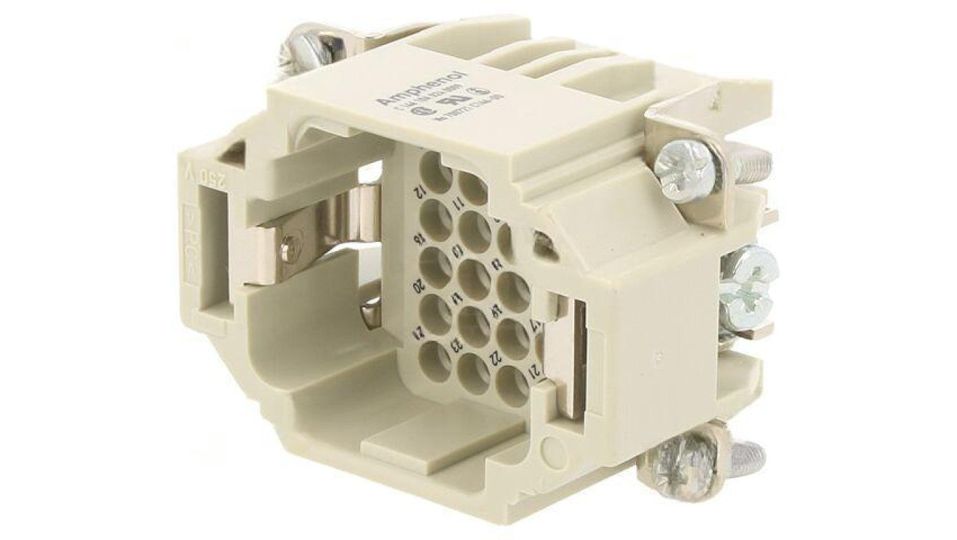 Złącze HDC wkładka stykowa męskie 10A 250V -PIN 24 24+PE C14610A0240009