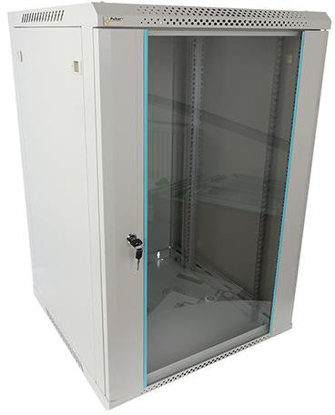 Szafa RACK Pulsar 18U / 19” wisząca do złożenia 600x600 szara