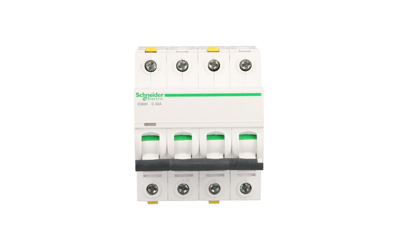 Wyłącznik nadprądowy 4P C 32A 10kA AC iC60H-C32-4 Acti9 A9F07432