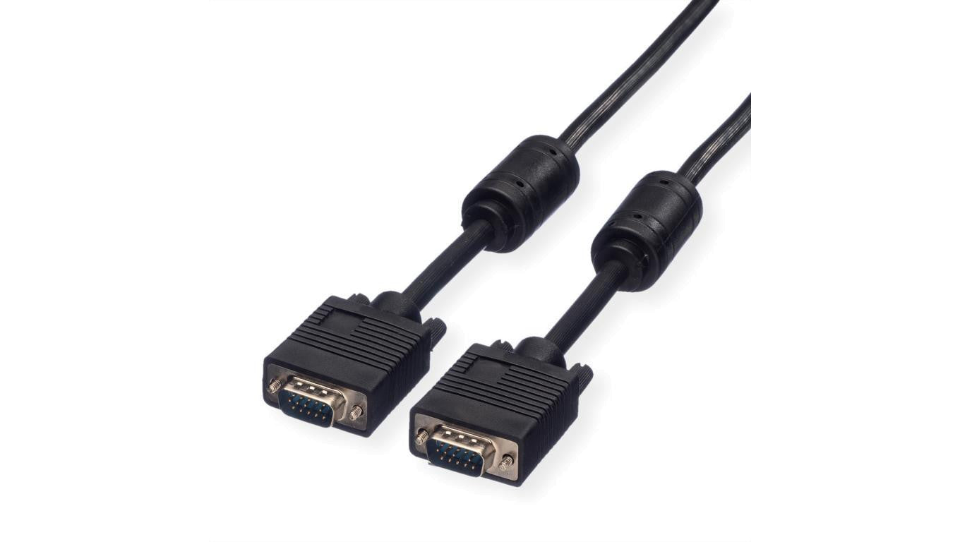 Kabel ROLINE HQ VGA HD15 M/M z rdzeniem ferrytowym, 10 m
