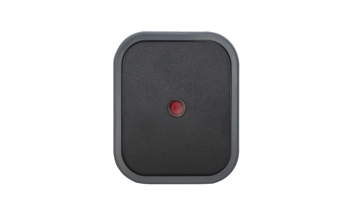 B2 Łącznik natynkowy 10A 250V schodowy IP54 podświetlany szary/czarny 00060278