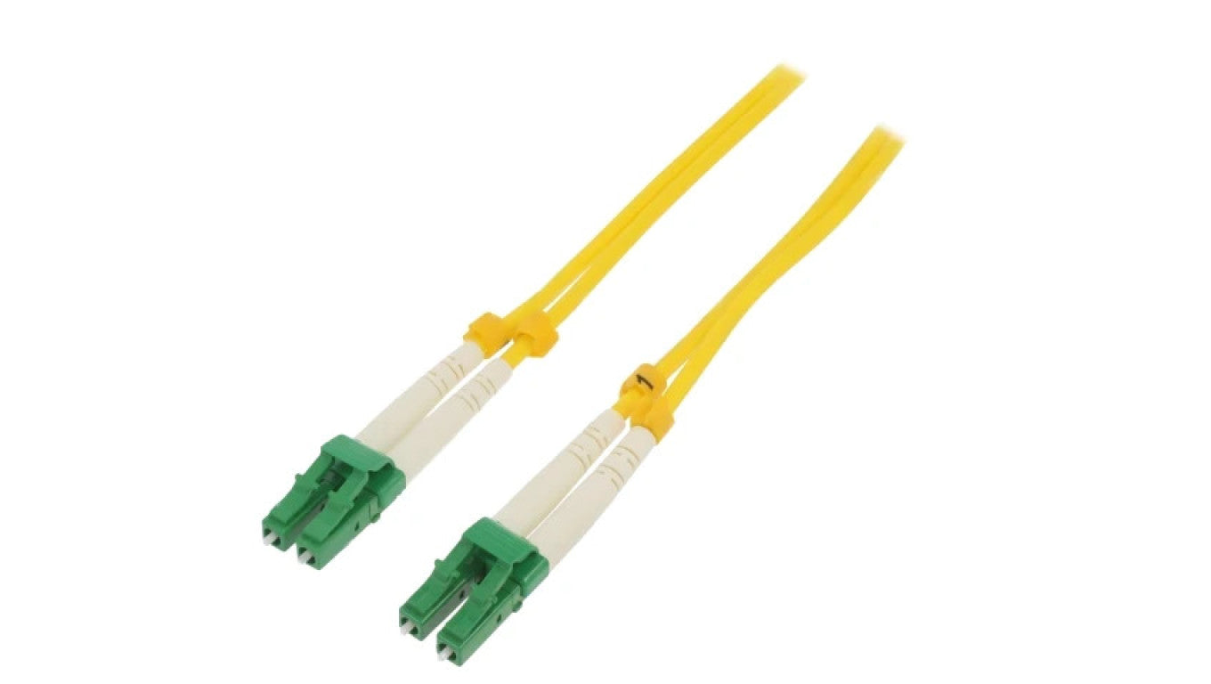 Patch cord światłowodowy LC/APC,z obu stron 5m LSZH żółty 54021